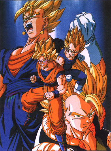 goku and vegeta. Goku, Vegeta (middle)